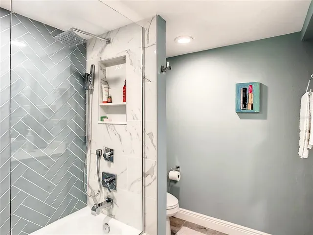 a view of a balcony with city view