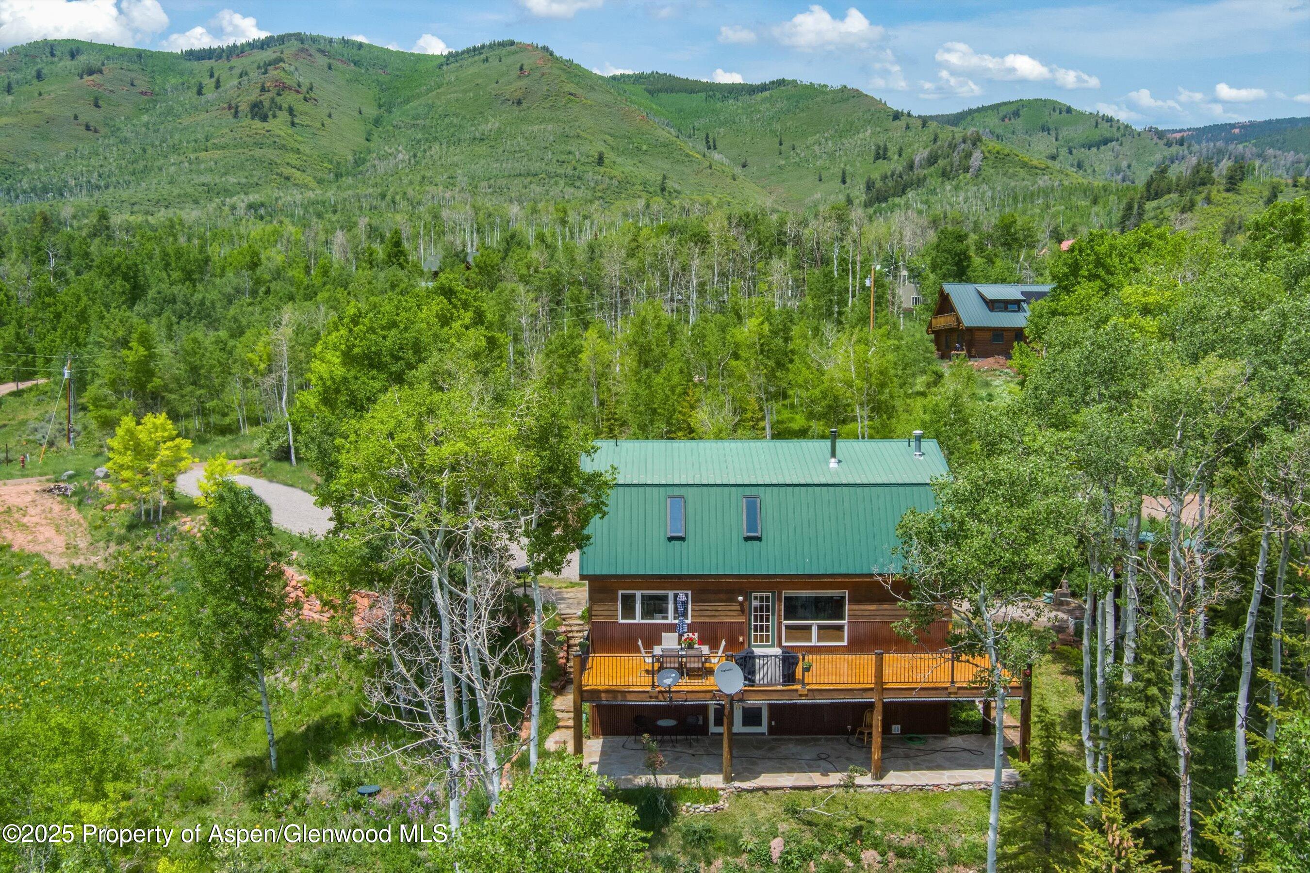 238 Hawk Lane Basalt, CO 81621 - Photo 5 of 46 an aerial view of a house with a garden