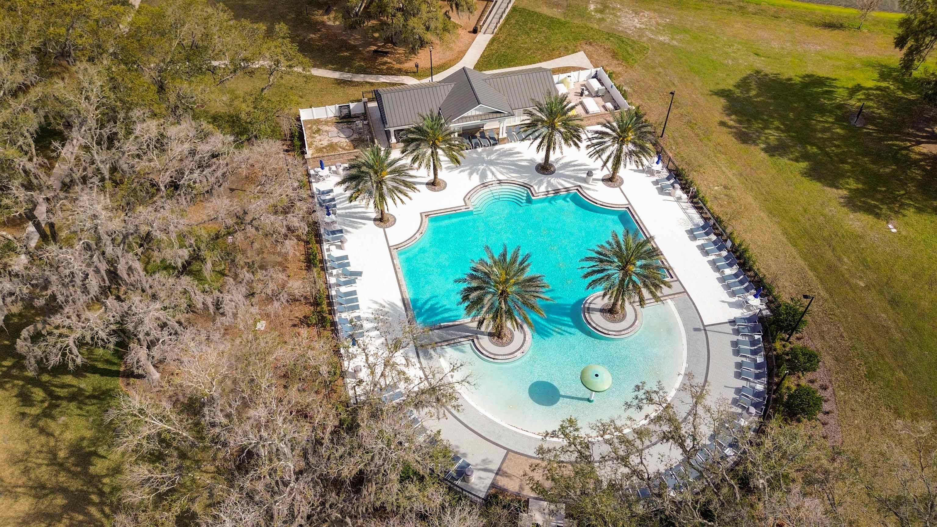 314 Red Barn Road St. Augustine, FL 32092 - Photo 39 of 45 a view of swimming pool with sitting area
