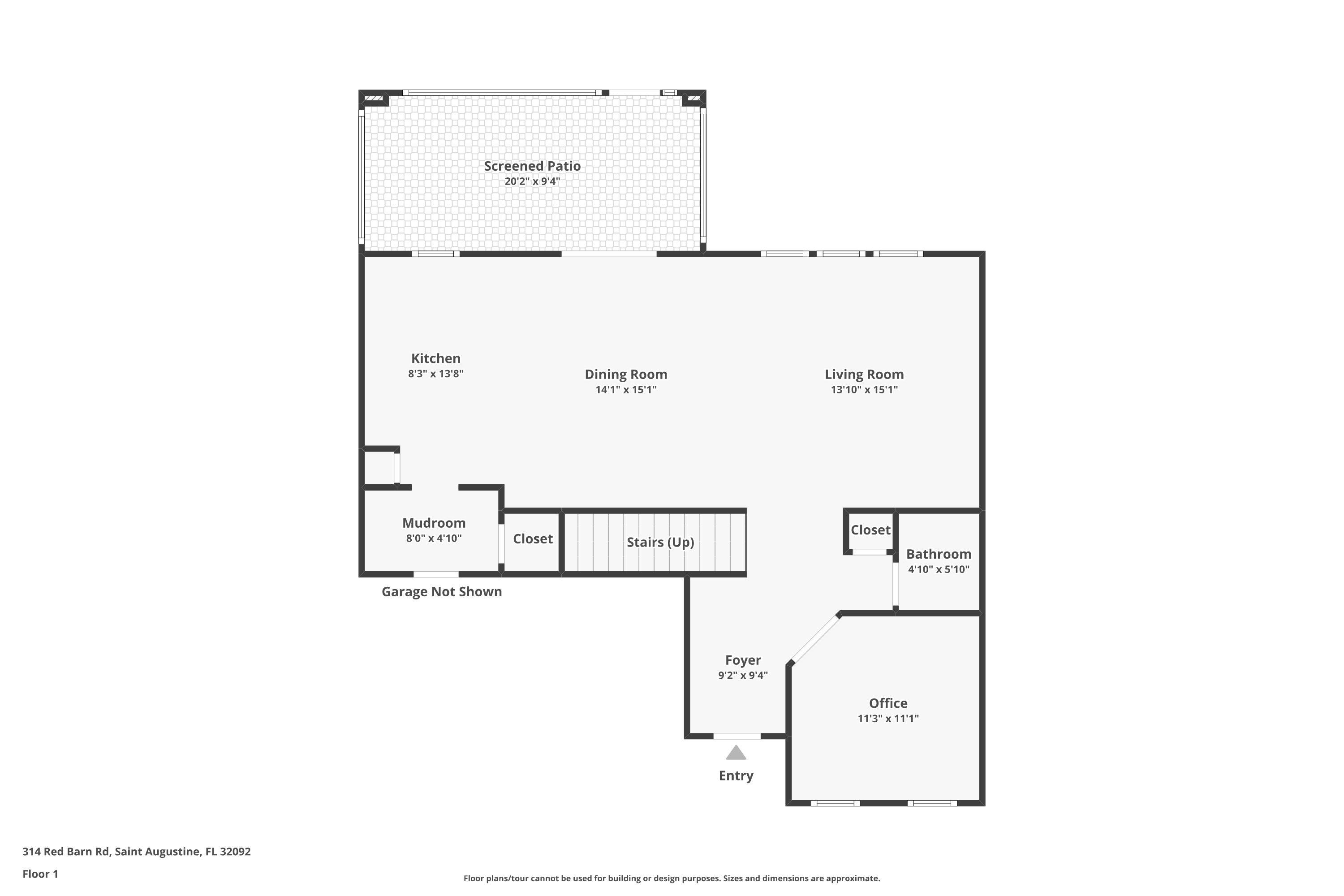 314 Red Barn Road St. Augustine, FL 32092 - Photo 44 of 45 a picture of floor plan