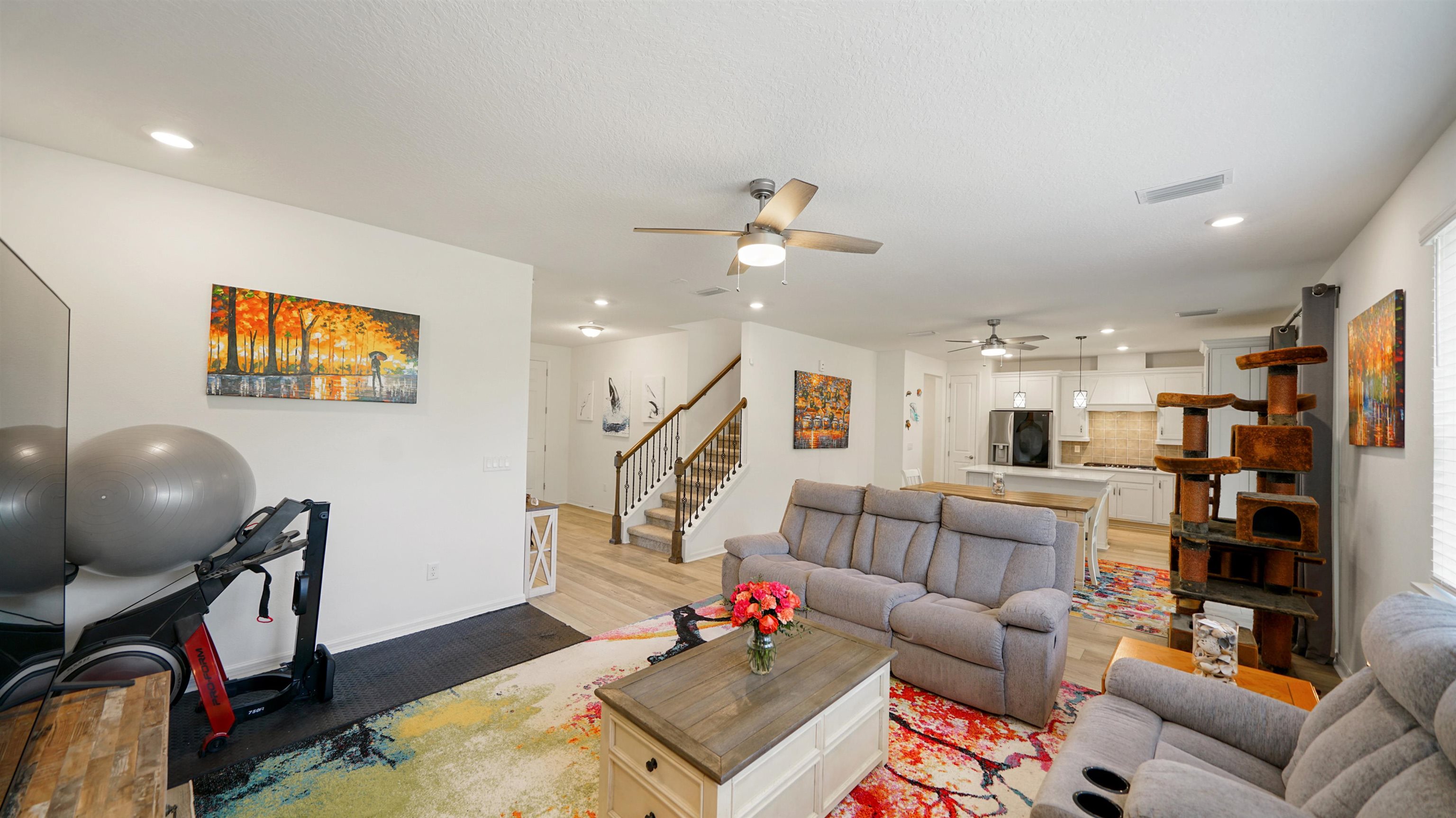 314 Red Barn Road St. Augustine, FL 32092 - Photo 6 of 45 a living room with furniture and a chandelier