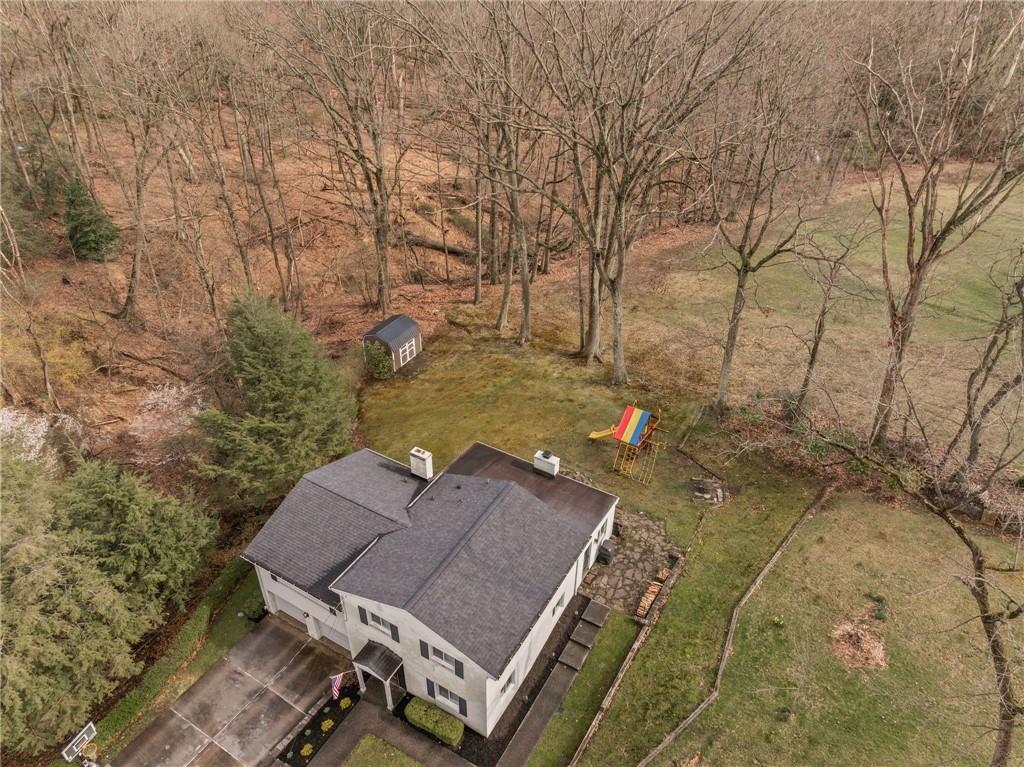 637 Ravencrest Road Pittsburgh, PA 15215 - Photo 2 of 41 Arial View of the backyard view