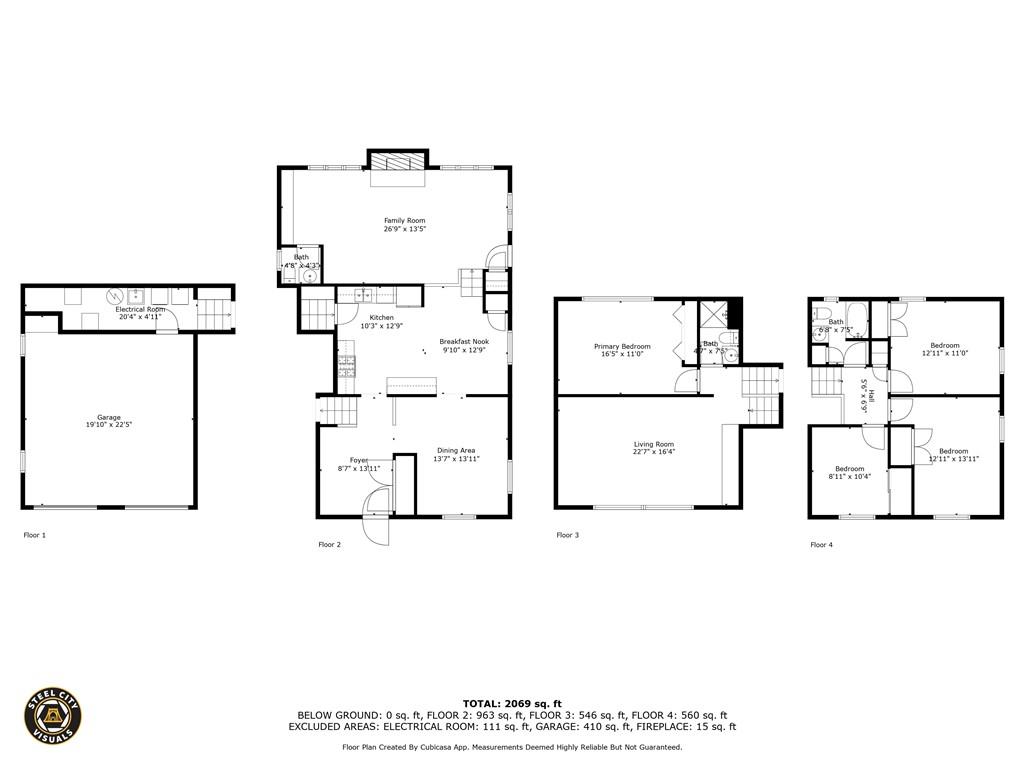 637 Ravencrest Road Pittsburgh, PA 15215 - Photo 41 of 41 Floor Plan