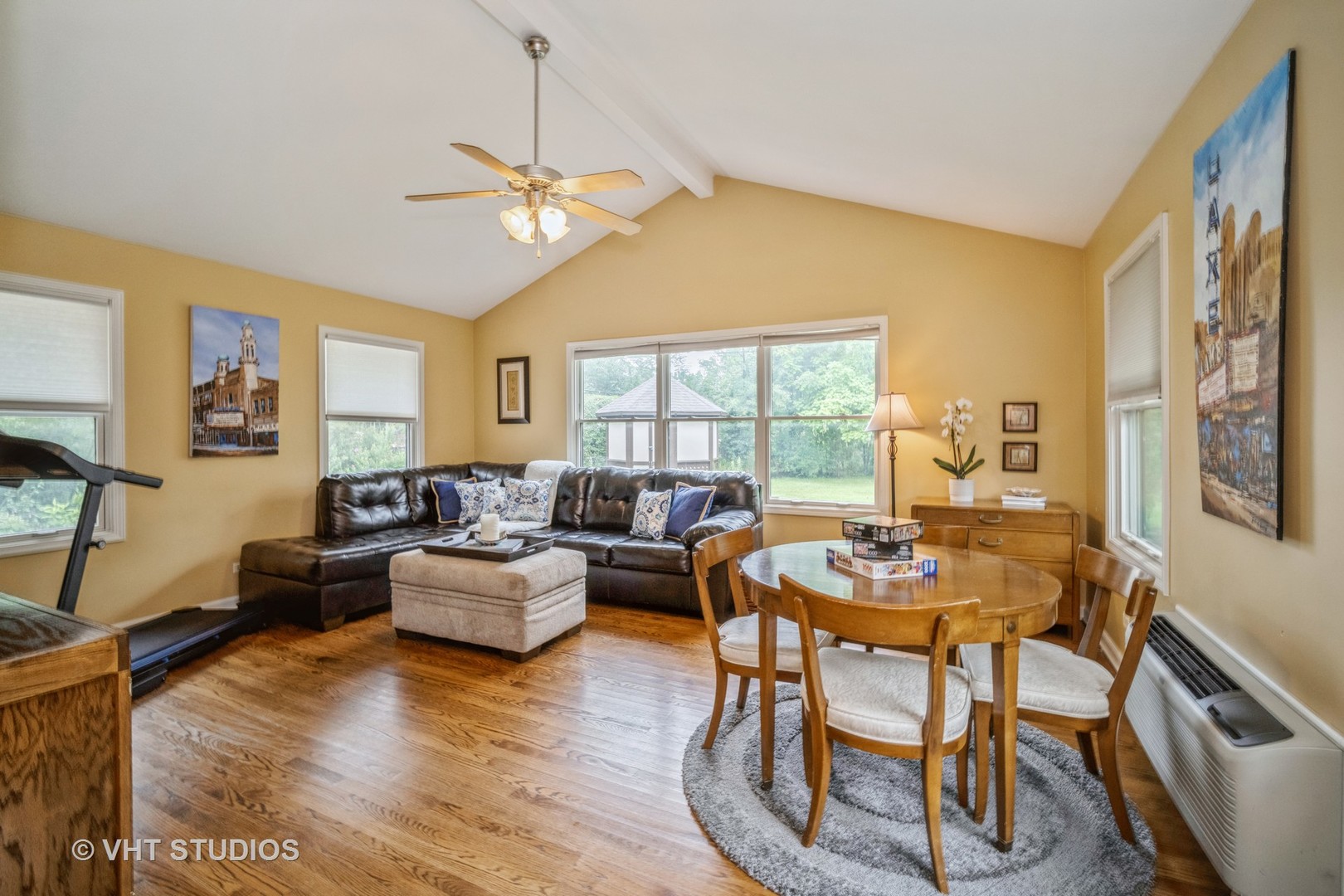 911 Dell Road Northbrook, IL 60062 - Photo 8 of 17 a view of a dining room with furniture window and wooden floor