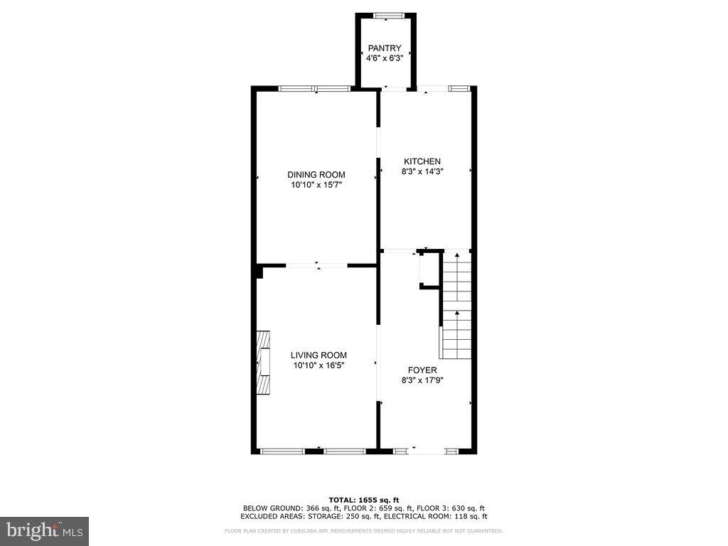 2424 West Lafayette Avenue Baltimore, MD 21216 - Photo 18 of 19 a picture of a floor plan