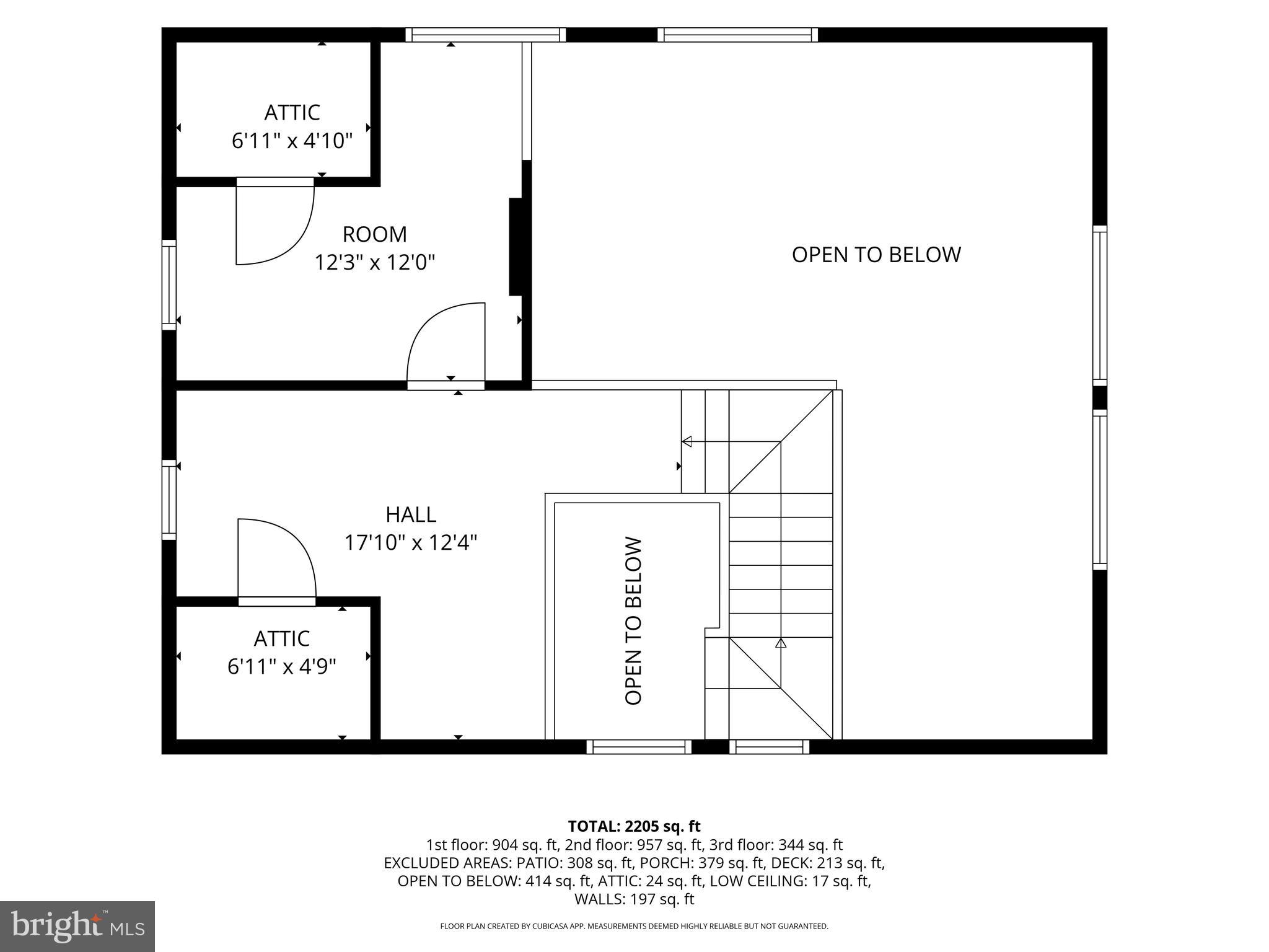 8051 Old Receiver Road Frederick, MD 21702 - Photo 53 of 54 Top level floorplan