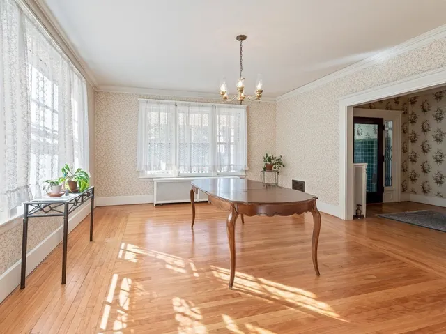 a living room with furniture and window