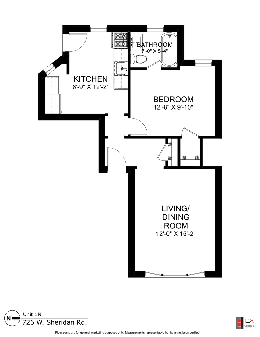 726 West Sheridan Road, Unit 1N Chicago, IL 60613 - Photo 14 of 14 a picture of a book and a white bed