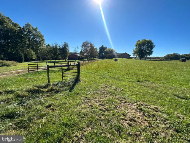 a view of a green field