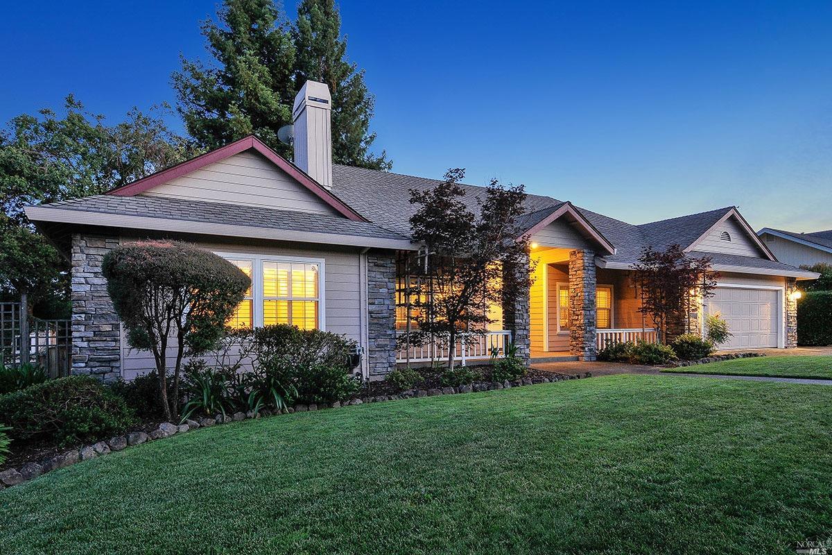 2310 Viggo Way Santa Rosa, CA 95403 - Photo 1 of 1 a front view of a house with a garden