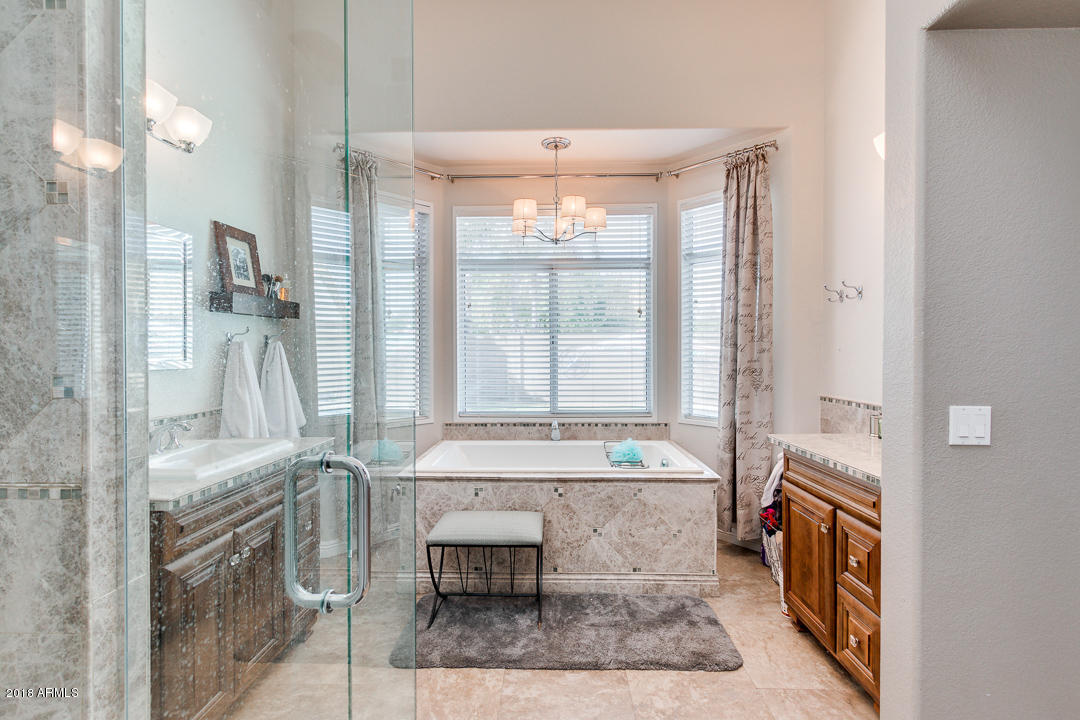 3351 West Drake Street Chandler, AZ 85226 - Photo 14 of 20 a spacious bathroom with a tub sink and mirror