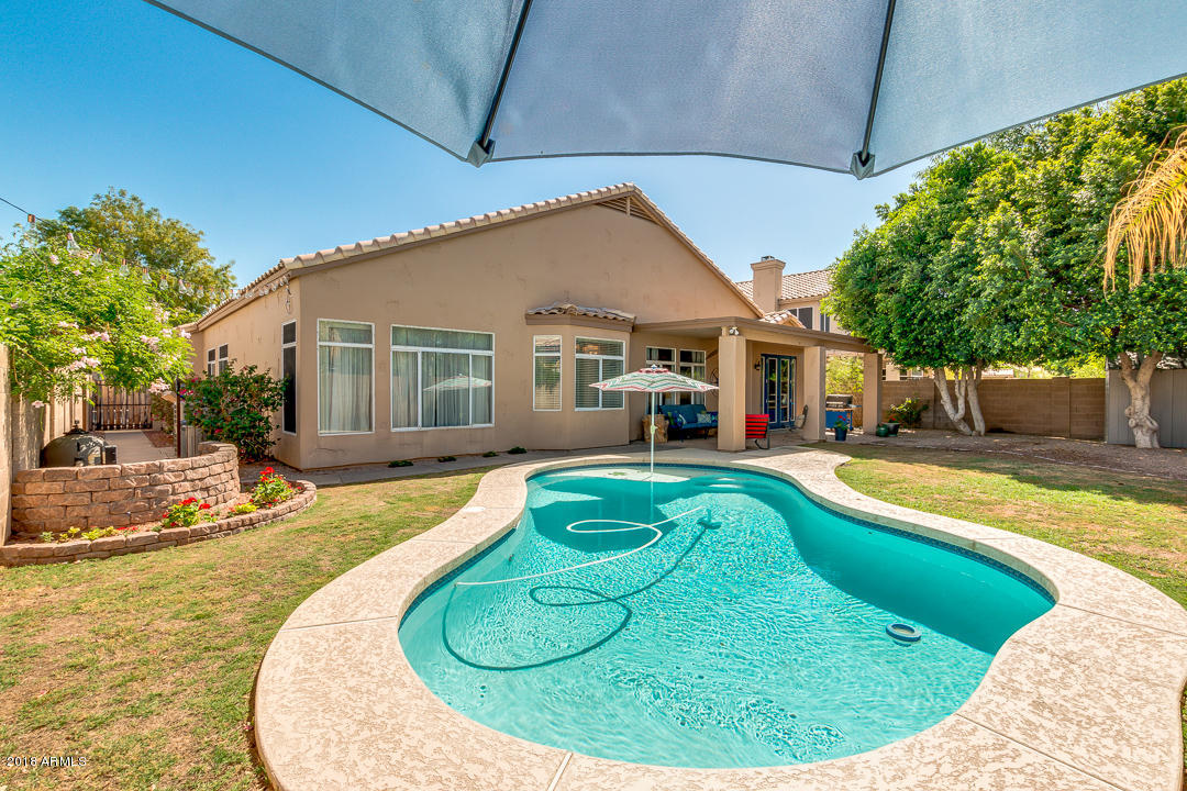 3351 West Drake Street Chandler, AZ 85226 - Photo 18 of 20 a view of a house with swimming pool