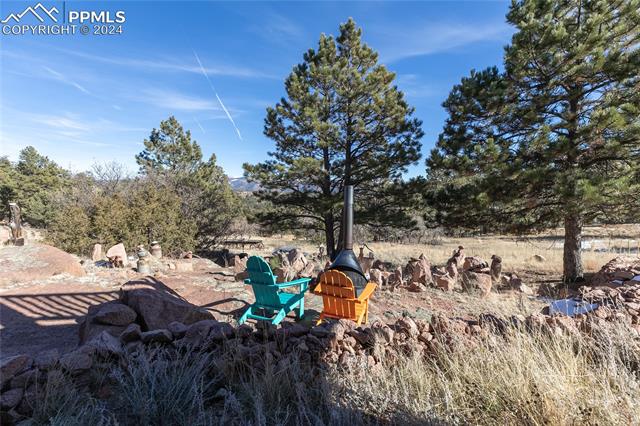 622 Sioux Road Florissant, CO 80816 - Photo 30 of 43 View of yard
