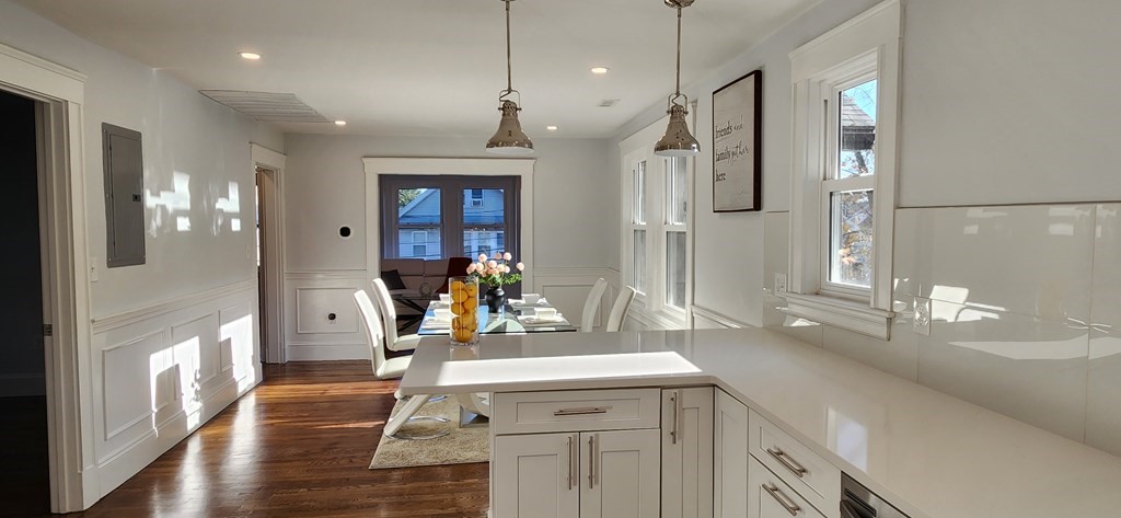 38 Kimball Road, Unit 2 Watertown, MA 02472 - Photo 4 of 29 a bathroom with a sink a double vanity and shower