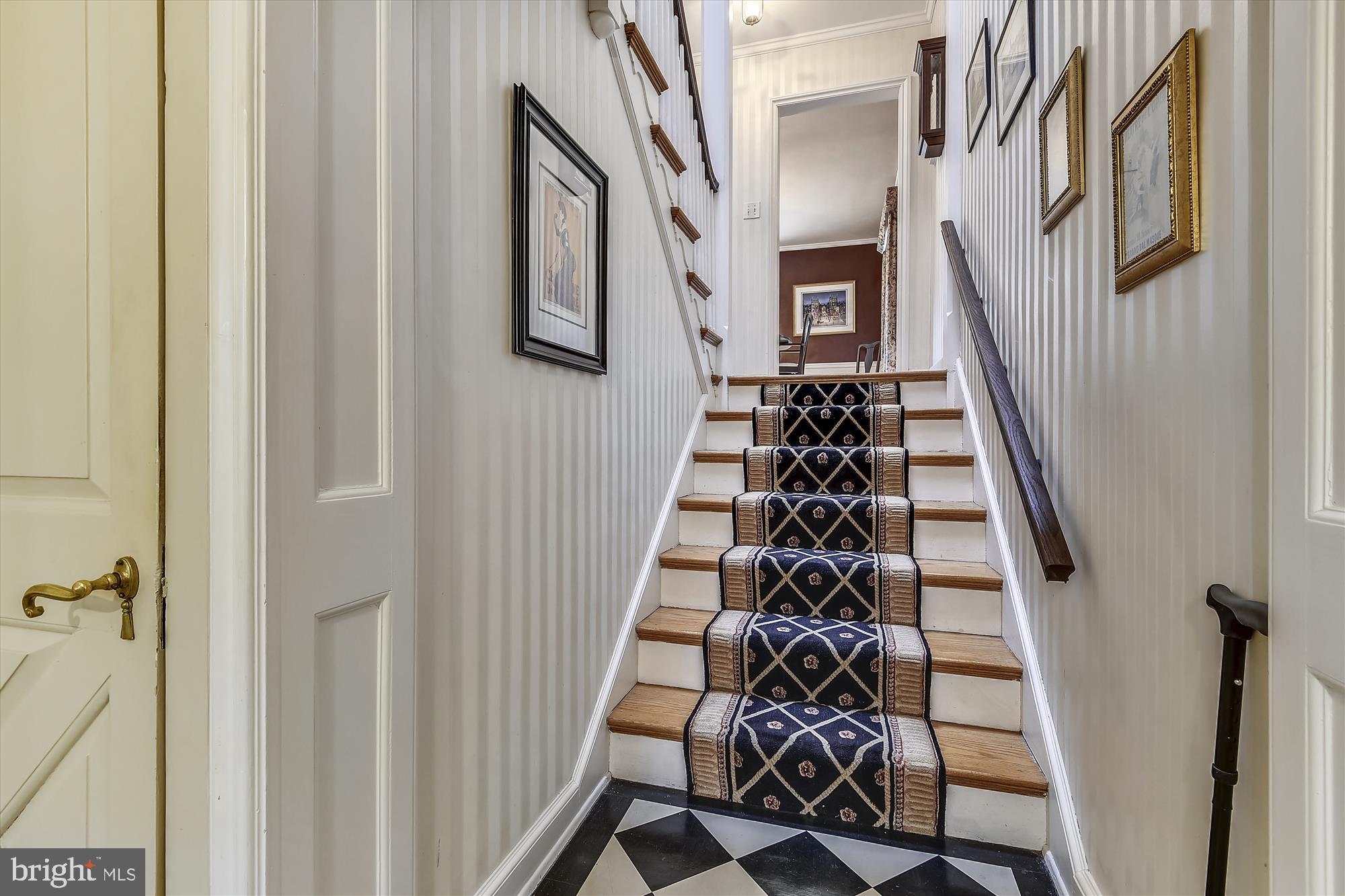 5209 Springlake Way Baltimore, MD 21212 - Photo 7 of 57 a view of an entryway with wooden floor