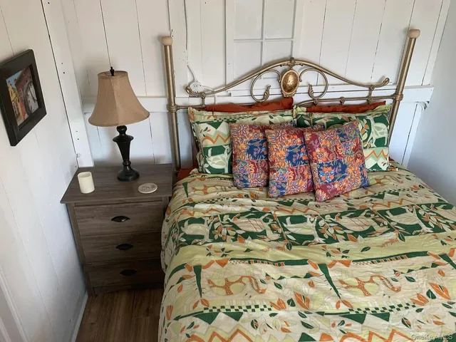 a view of a balcony with chairs