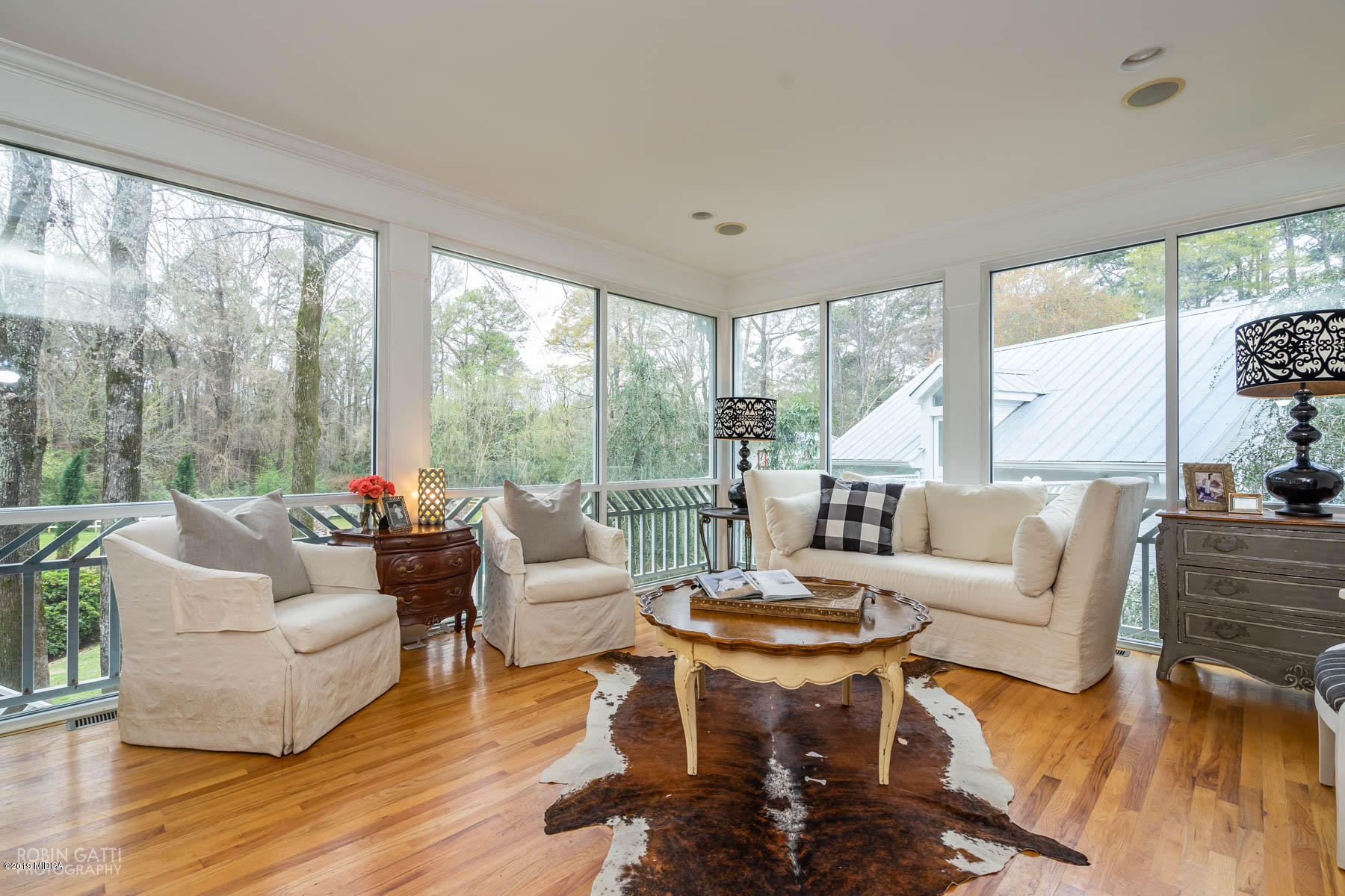 6150 Old Forsyth Road Macon, GA 31210 - Photo 26 of 50 a living room with fireplace furniture and a large window