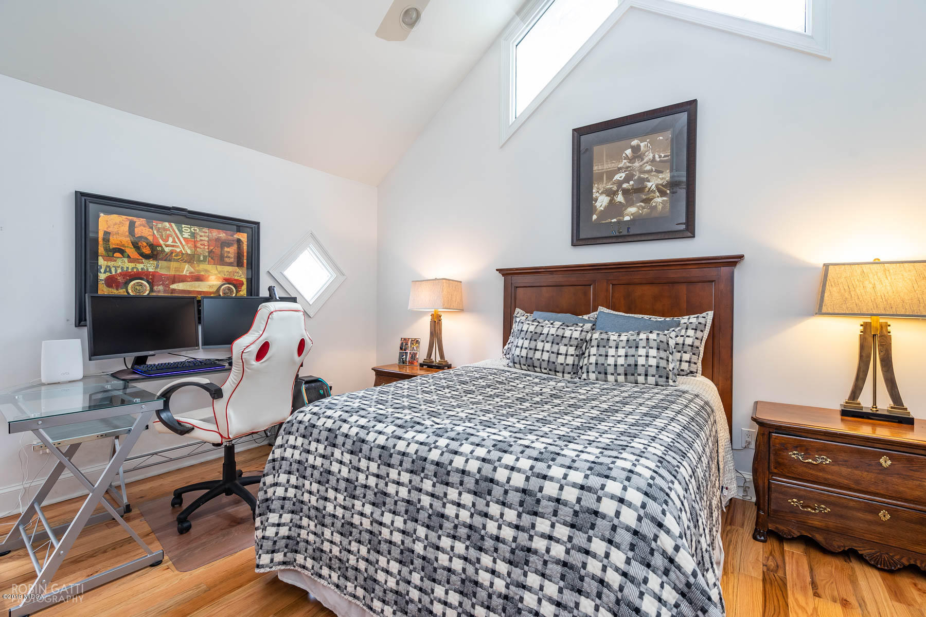 6150 Old Forsyth Road Macon, GA 31210 - Photo 45 of 50 a bedroom with a bed and a flat screen tv