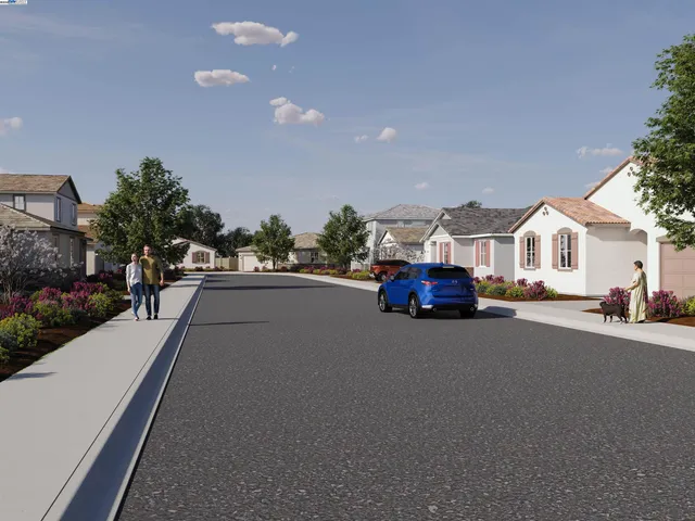 a city view with houses