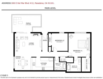 $785,000 | 500 East Del Mar Boulevard, Unit 12, Pasadena, CA 91101