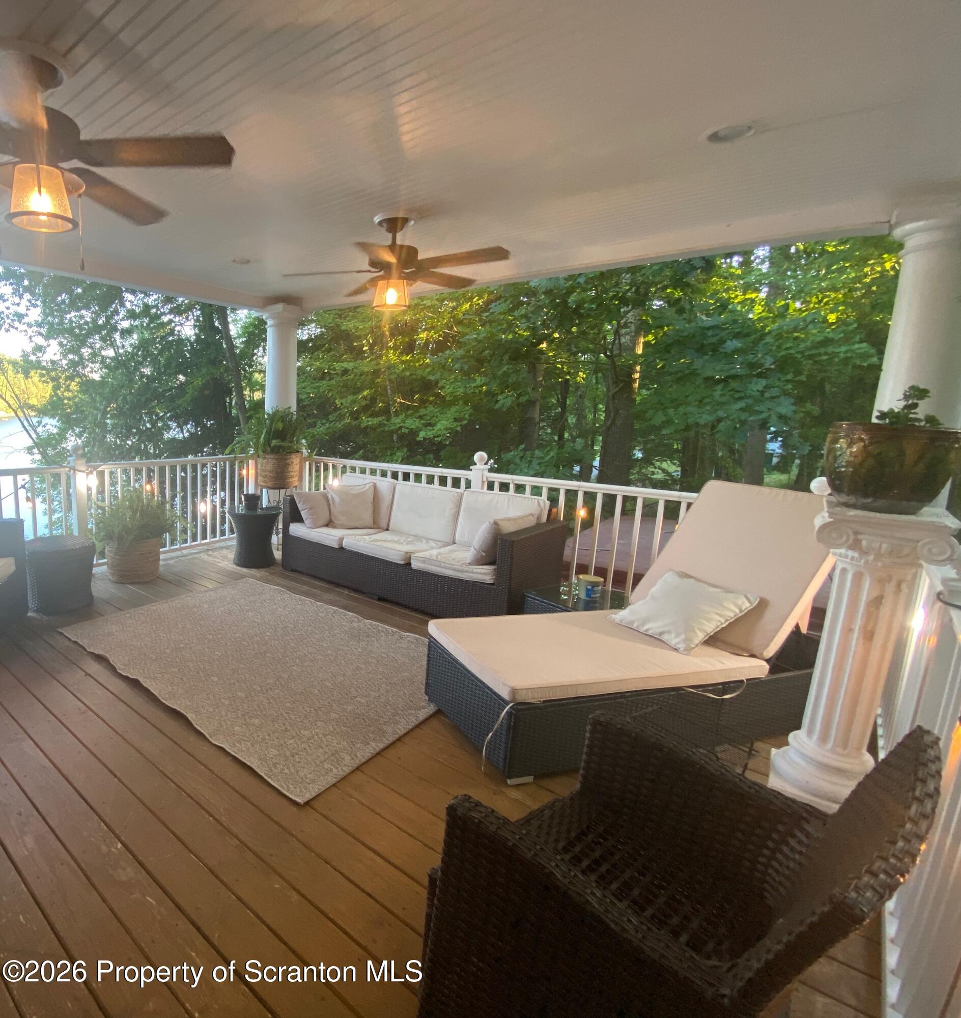 155 Baylor Road Nicholson, PA 18446 - Photo 18 of 53 a view of a patio with a yard