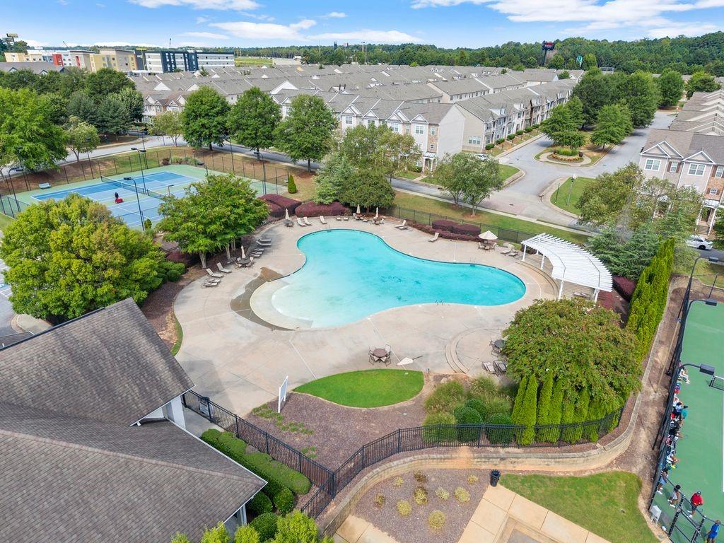 5713 Radford Loop Fairburn, GA 30213 - Photo 40 of 43 an aerial view of a house with outdoor space