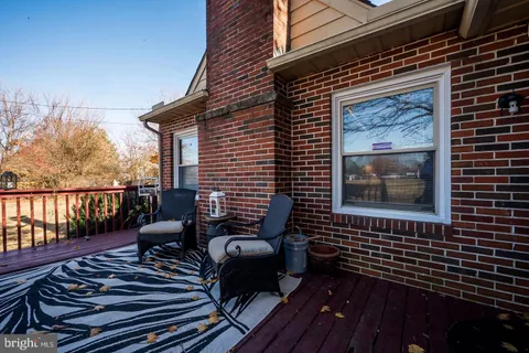 a view of a house with wooden floor
