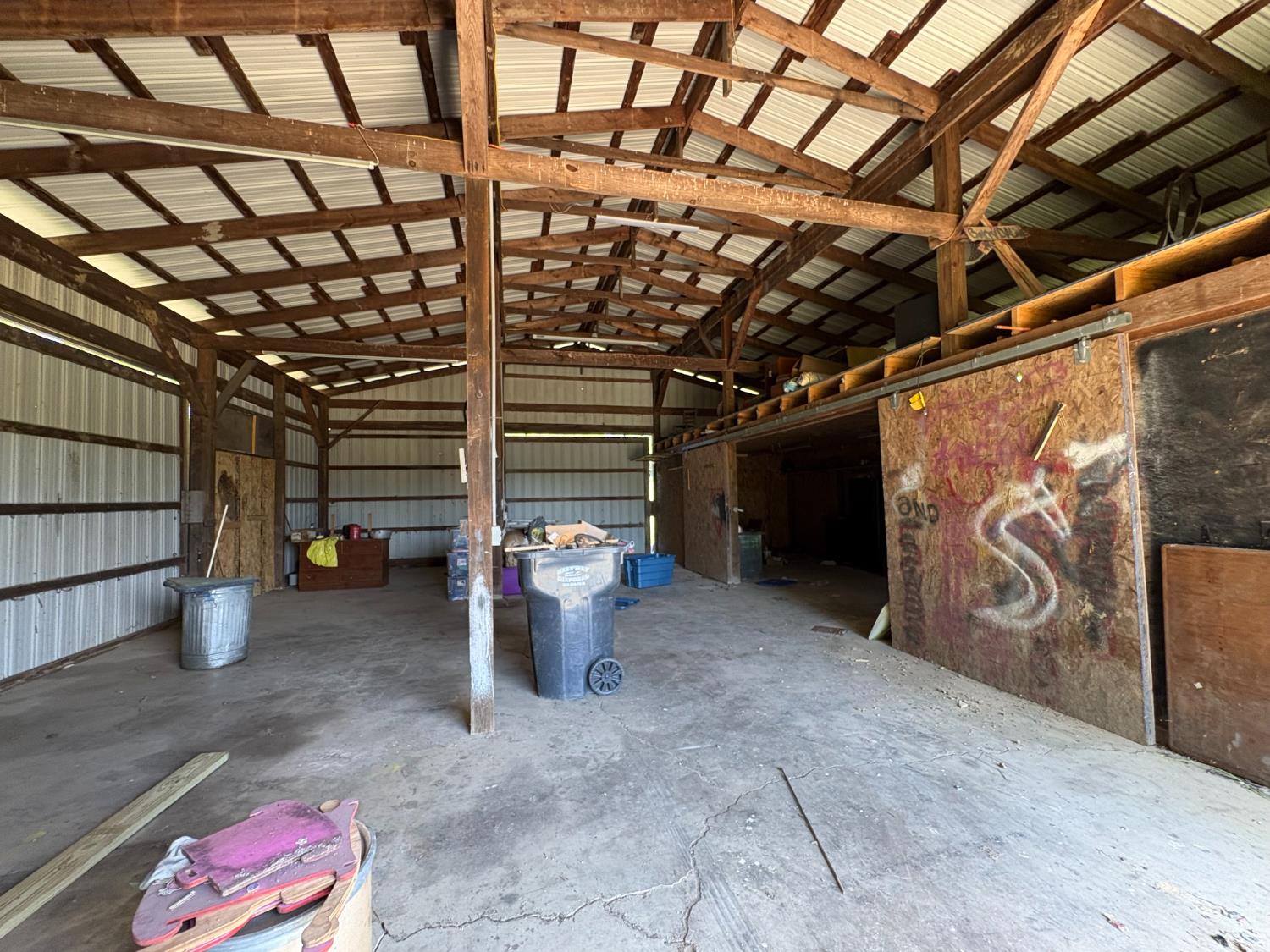 9066 Fairview Road Vevay, IN 47043 - Photo 52 of 72 Interior of Pole Barn