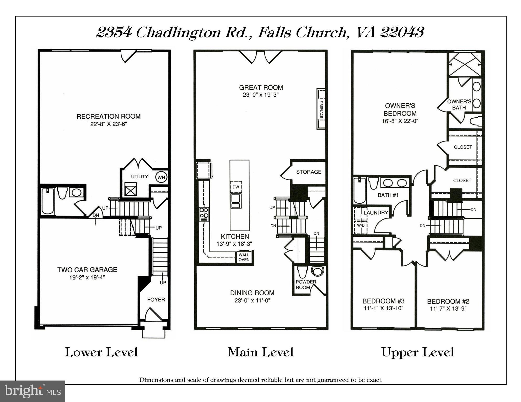 2354 Chadlington Road Falls Church, VA 22043 - Photo 41 of 41 FLOORPLAN FOR THIS SPECTACULAR HOME