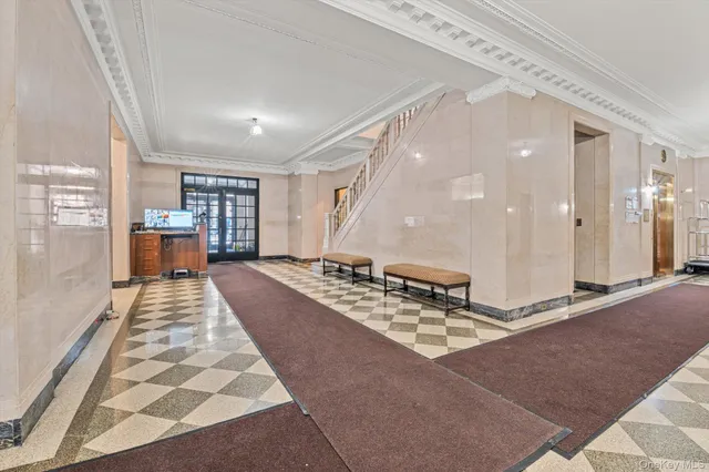 a very nice looking room with a large window