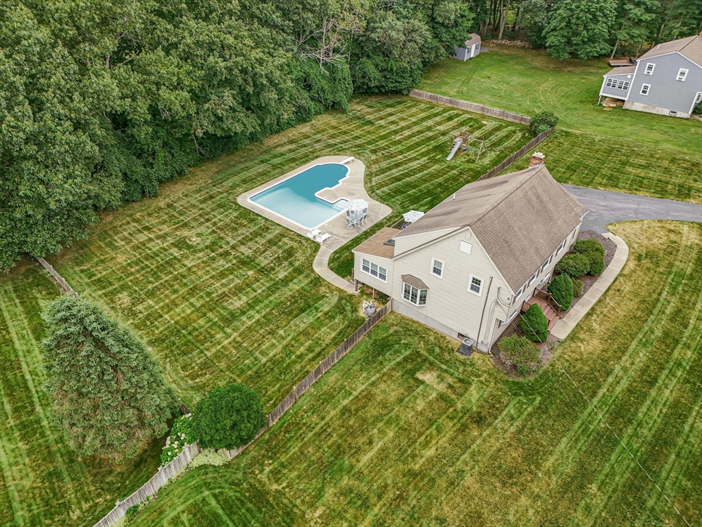 36 Turner Street Norfolk, MA 02056 - Photo 36 of 41 an aerial view of a house with a yard