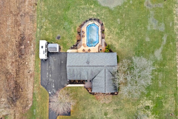 11046 West Scott Road Ridgeway, NY 14103 - Photo 31 of 35 Aerial View So Much Privacy!