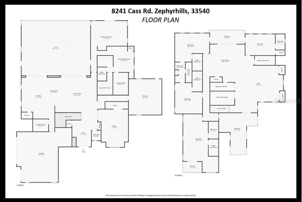 8241 Cass Road Zephyrhills, FL 33540 - Photo 3 of 97 a black and white photo of a living room