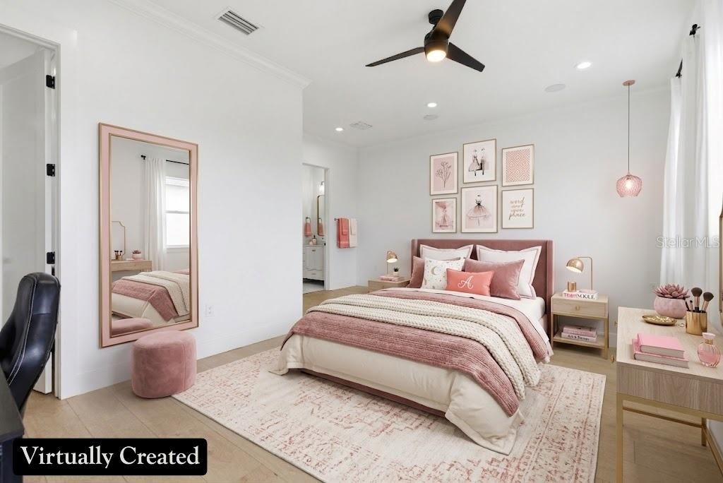 8241 Cass Road Zephyrhills, FL 33540 - Photo 67 of 97 a bedroom with a bed and closet