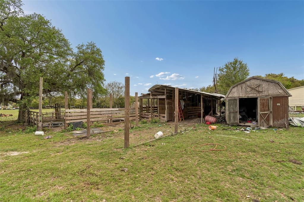 8241 Cass Road Zephyrhills, FL 33540 - Photo 88 of 97 a view of a house with backyard and sitting area