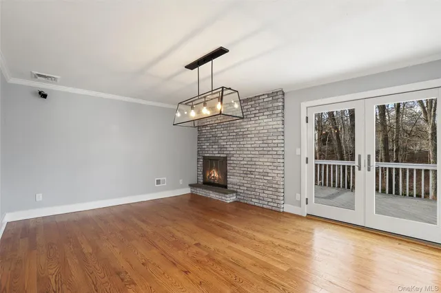 wooden floor in an empty room