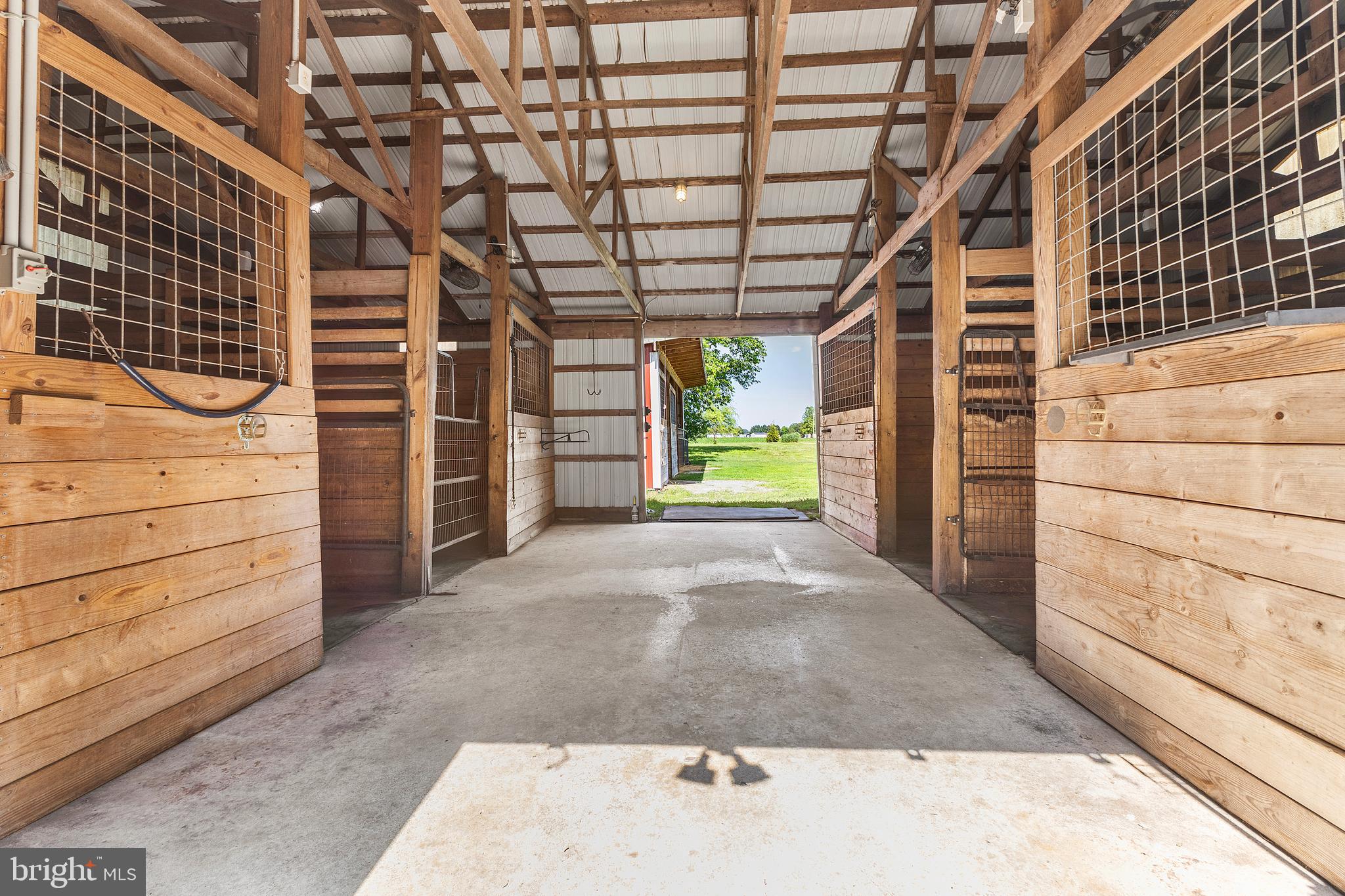 12397 Ridgely Road Ridgely, MD 21660 - Photo 19 of 62 Barn Aisle