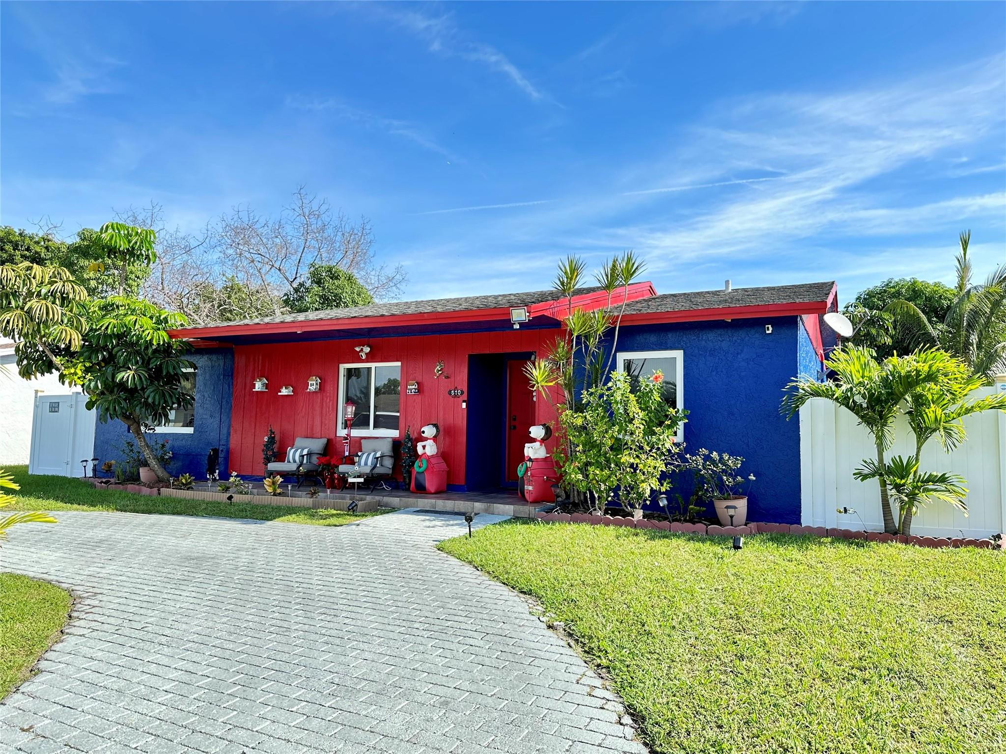 610 Southwest 76th Terrace North Lauderdale, FL 33068 - Photo 1 of 49 a front view of house with yard