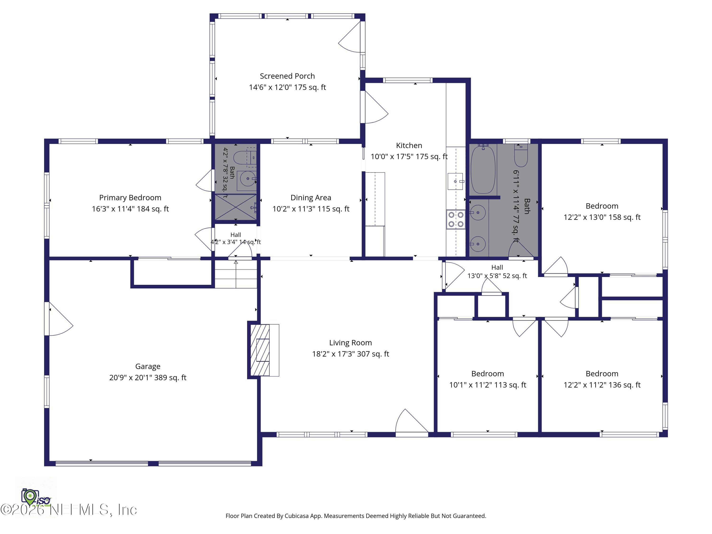 1738 Clemson Road Jacksonville, FL 32217 - Photo 47 of 47 floor plan