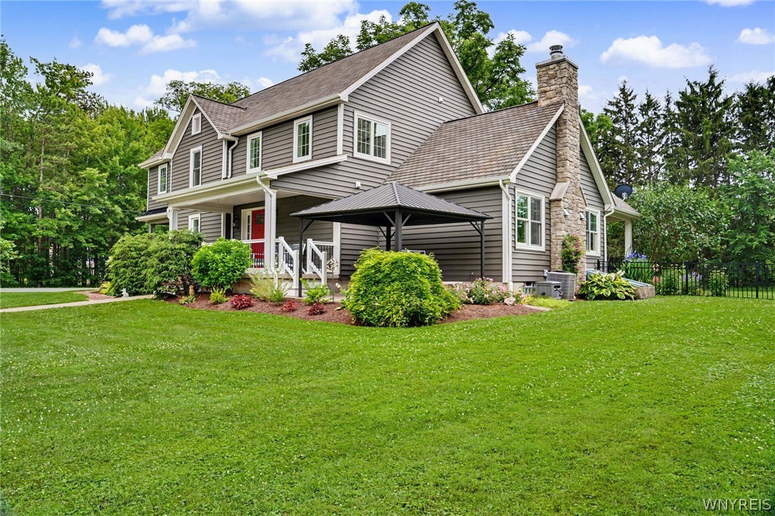 6600 Dye Road Newstead, NY 14001 - Photo 2 of 50 Exterior angle from the back of the home