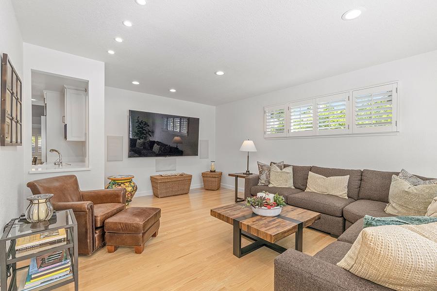 2171 Cedar Avenue Menlo Park, CA 94025 - Photo 21 of 45 a living room with furniture and a flat screen tv