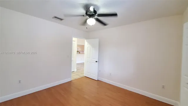 wooden floor in an empty room