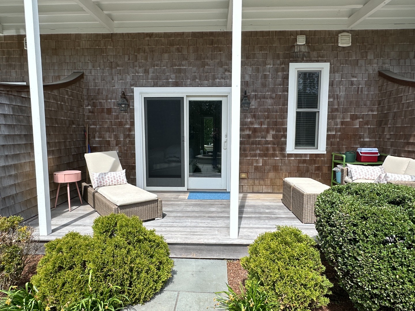 68 Winter Street, Unit 2 Edgartown, MA 02539 - Photo 2 of 19 a view of a chair and table in the wooden door
