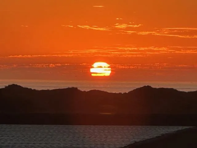 a view of beach and ocean
