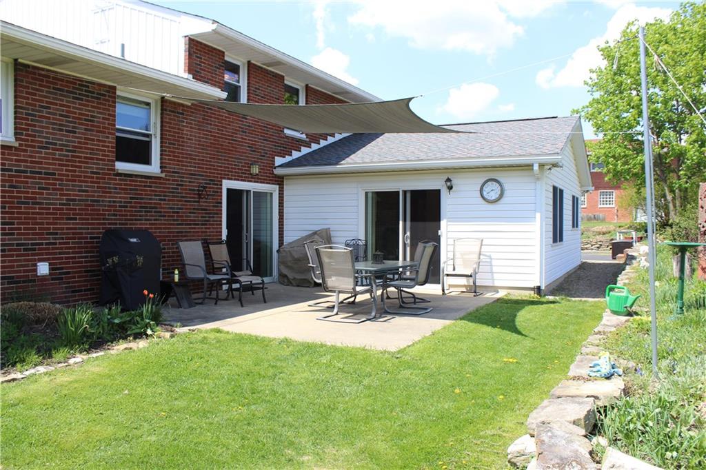 1096 Shenango Road Beaver Falls, PA 15010 - Photo 22 of 25 Patio Area In Back of the Home-Great for Entertaining-Entry Areas from Both the Apartment and the House