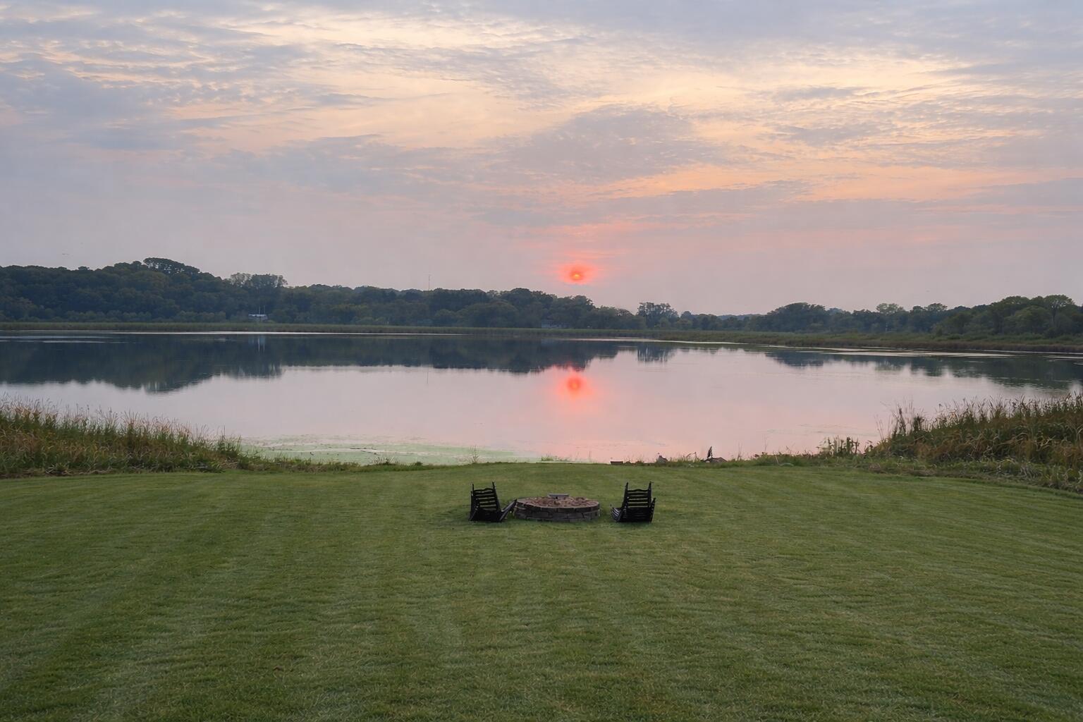 265 Indian Trail Munith, MI 49259 - Photo 2 of 20 Lake view at Sunset