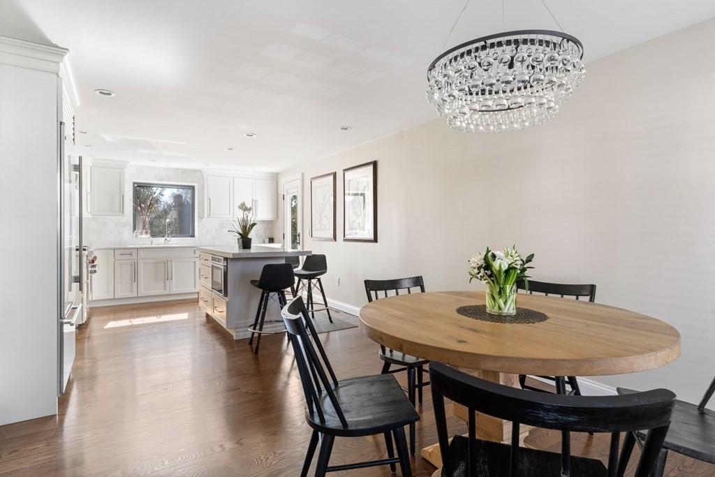 88 Standish Road Needham, MA 02492 - Photo 11 of 26 a view of a dining room with furniture