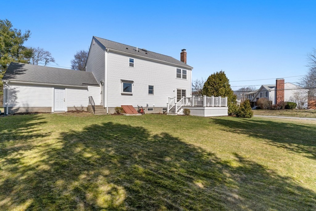 88 Standish Road Needham, MA 02492 - Photo 25 of 26 a house view with swimming pool in front of it