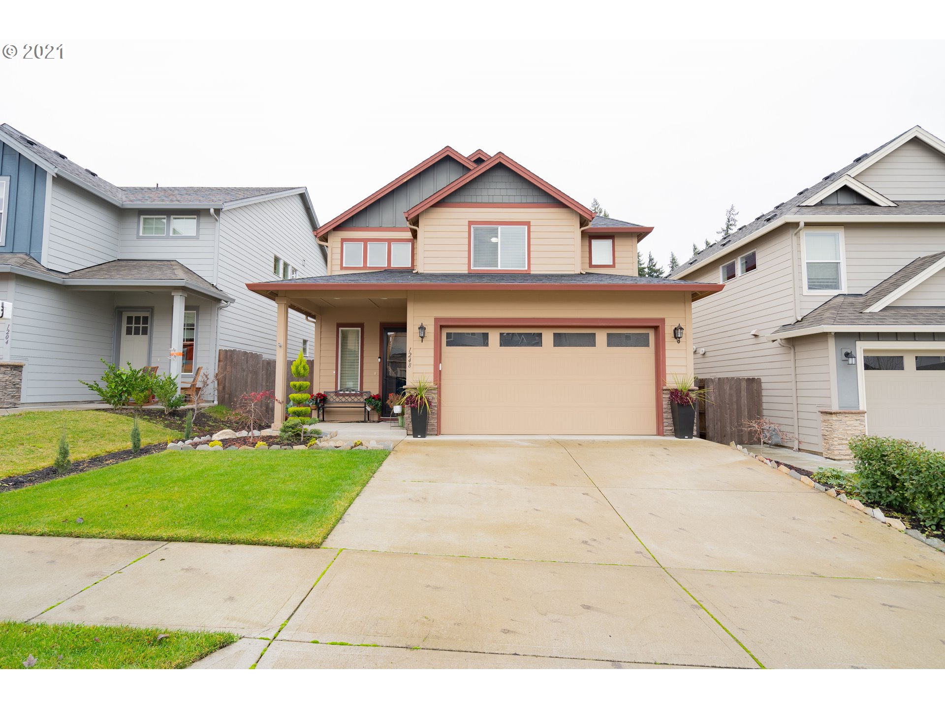 1248 South Quail Run Place Ridgefield, WA 98642 - Photo 1 of 28 a view of house and outdoor space with yard