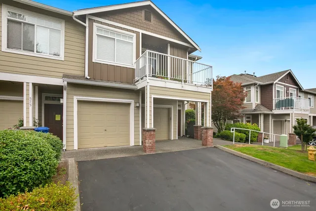 front view of a house with a street